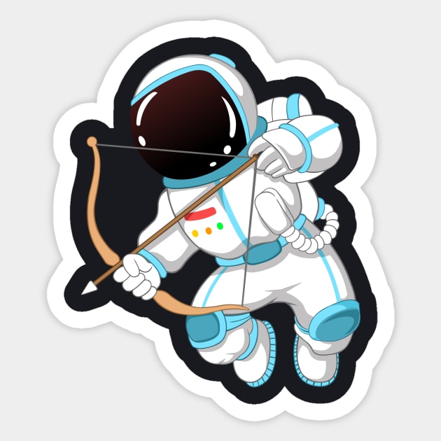 Archer Astronaut Sticker by Foxxy Merch